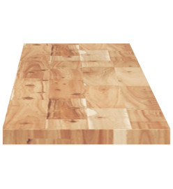 Dessus de table rectangulaire 140x20x2 cm bois massif d'acacia