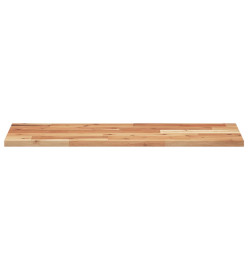 Dessus de table rectangulaire 100x30x2 cm bois massif d'acacia