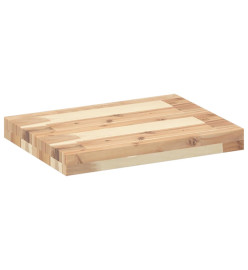 Dessus de table 60x30x4 cm rectangulaire bois massif d'acacia