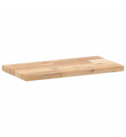 Dessus de table 40x20x2 cm rectangulaire bois massif d'acacia