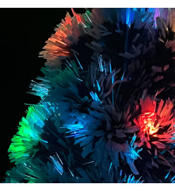 Sapin de Noël artificiel LED Blanc et bleu 64 cm Fibre optique