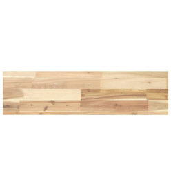 Dessus de table 80x20x4 cm rectangulaire bois massif d'acacia