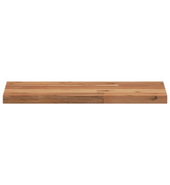 Dessus de table rectangulaire 40x20x2 cm bois massif d'acacia