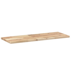 Dessus de table 80x30x2 cm rectangulaire bois massif d'acacia