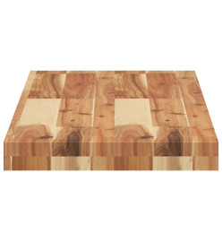 Dessus de table 80x30x4 cm rectangulaire bois massif d'acacia