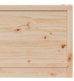 Porte de grange 100x208 cm bois massif de pin