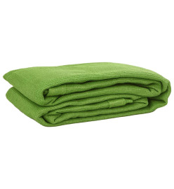 Tapis de tente vert clair 200x200 cm PEHD