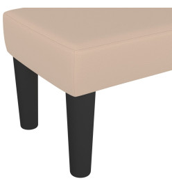 Banc Cappuccino 100x30x30 cm Similicuir