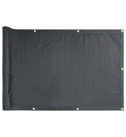 Écran d'intimité de jardin anthracite 400x120 cm PVC