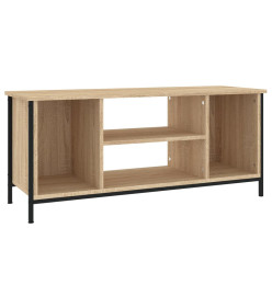 Meuble TV chêne sonoma 102x35x45 cm bois d'ingénierie