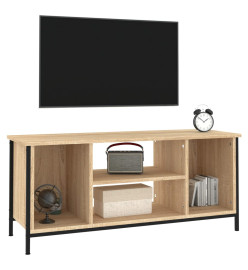 Meuble TV chêne sonoma 102x35x45 cm bois d'ingénierie