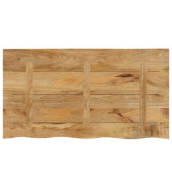 Dessus de table 120x60x3,8 cm bord vivant bois massif manguier