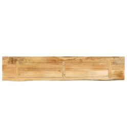 Dessus de table 180x40x3,8 cm bord vivant bois massif manguier