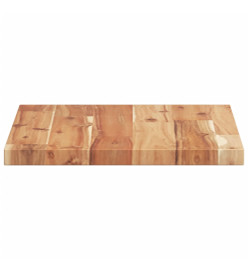 Dessus de table rectangulaire 40x30x2 cm bois massif d'acacia