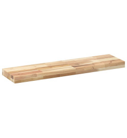 Étagères flottantes 2 pcs 80x20x4 cm acacia massif non traité