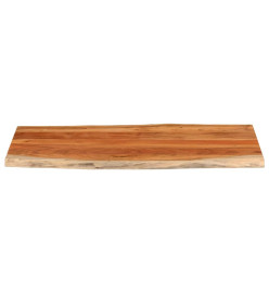 Dessus de table 140x60x3,8cm rectangulaire bois massif d'acacia