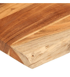 Dessus de table 140x60x3,8cm rectangulaire bois massif d'acacia