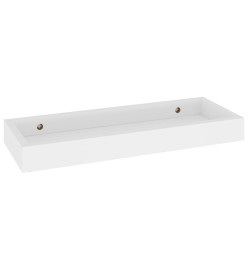 Étagères murales Loggia 4 pcs Blanc 40x15x4 cm MDF