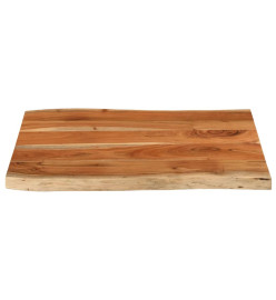 Dessus de table 90x60x2,5 cm rectangulaire bois massif d'acacia