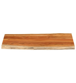 Dessus de table 110x60x2,5cm rectangulaire bois massif d'acacia