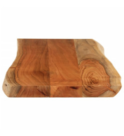 Dessus de table 90x40x3,8 cm rectangulaire bois massif acacia