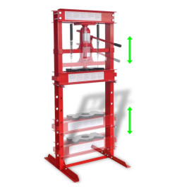 Presse d'atelier 20 tonnes Rouge