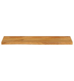 Dessus de table à bord vivant 120x40x3,8cm bois massif manguier