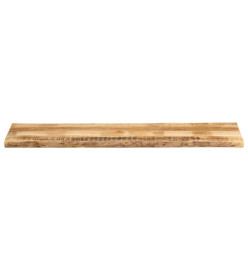 Dessus de table bord vivant 180x40x3,8 cm bois de manguier brut