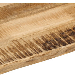 Dessus de table bord vivant 180x40x3,8 cm bois de manguier brut