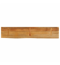 Dessus de table à bord vivant 160x40x3,8cm bois massif manguier