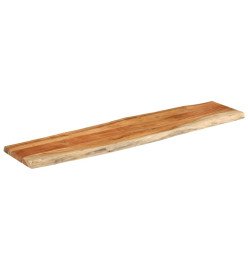 Dessus de table 160x40x3,8 cm rectangulaire bois massif acacia