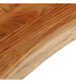 Dessus de table 110x40x3,8 cm rectangulaire bois massif acacia