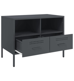 Meubles TV 2 pcs anthracite 68x39x50,5 cm acier laminé à froid