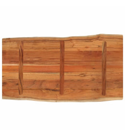 Dessus de table 110x60x3,8cm rectangulaire bois massif d'acacia