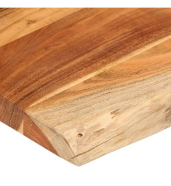 Dessus de table 110x60x3,8cm rectangulaire bois massif d'acacia