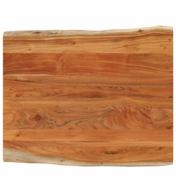 Dessus de table 90x80x3,8 cm rectangulaire bois massif d'acacia