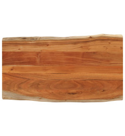 Dessus de table 120x60x2,5cm rectangulaire bois massif d'acacia