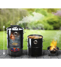 Esschert Design Fumeur de barbecue sous forme de baril S FF427