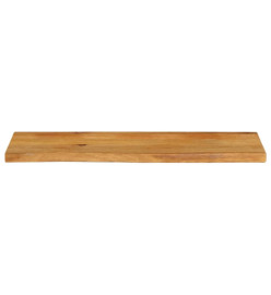 Dessus de table à bord vivant 110x40x2,5cm bois massif manguier