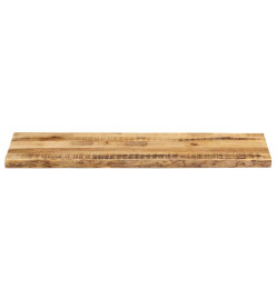 Dessus de table bord vivant 140x40x3,8 cm bois de manguier brut