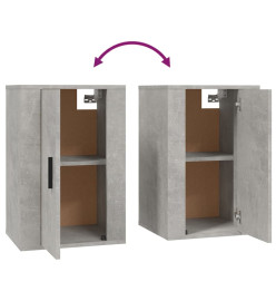 Ensemble de meubles TV 3 pcs Gris béton Bois d'ingénierie