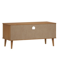 Meuble TV MOLDE Marron 158x40x49 cm Bois de pin massif