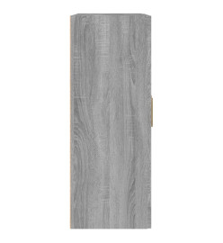 Armoire murale Sonoma gris 69,5x32,5x90 cm Bois d'ingénierie