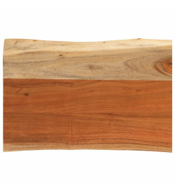 Dessus de table 50x40x3,8 cm rectangulaire bois massif d'acacia