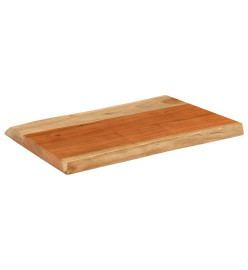 Dessus de table 50x40x3,8 cm rectangulaire bois massif d'acacia