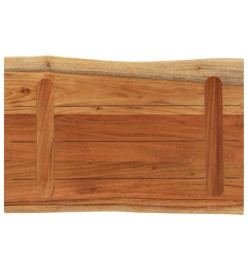 Dessus de table 50x40x3,8 cm rectangulaire bois massif d'acacia