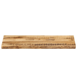 Dessus de table bord vivant 90x40x2,5 cm bois de manguier brut