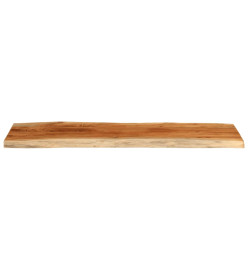 Dessus de table 120x40x3,8 cm rectangulaire bois massif acacia