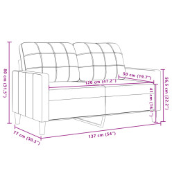 Ensemble de canapés 3 pcs avec coussins Jaune Velours