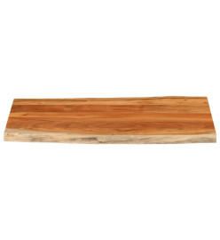 Dessus de table 120x60x3,8cm rectangulaire bois massif d'acacia